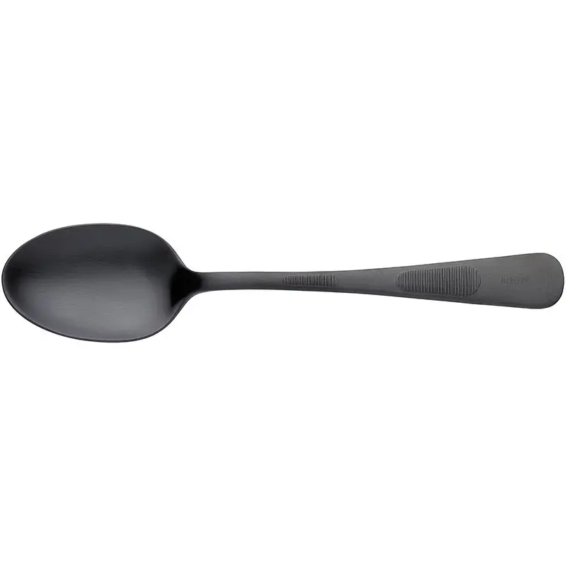 Mercer Culinary Plating Spoon - Solid Bowl - 7 7/8" - Black - Mercer Culinary Plating Spoon - Solid Bowl - 7 7/8" - Black -