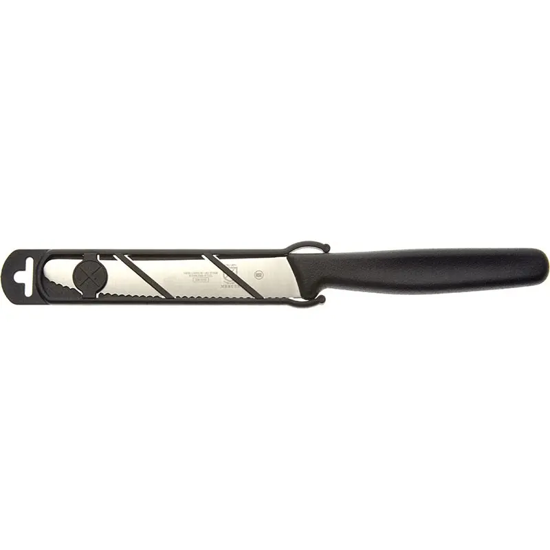 Mercer Culinary 4.3" Utility Knife - Rounded Tip - Wavy Edge - Bulk - Mercer Culinary 4.3" Utility Knife - Rounded Tip - Wavy Edge - Bulk -