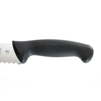 Mercer Culinary 8" Wide Bread – Wavy Edge - Black Handle -