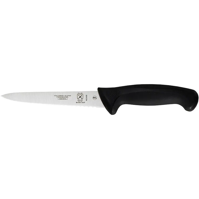 Mercer Culinary 6" Utility - Wavy Edge - Mercer Culinary 6" Utility - Wavy Edge -