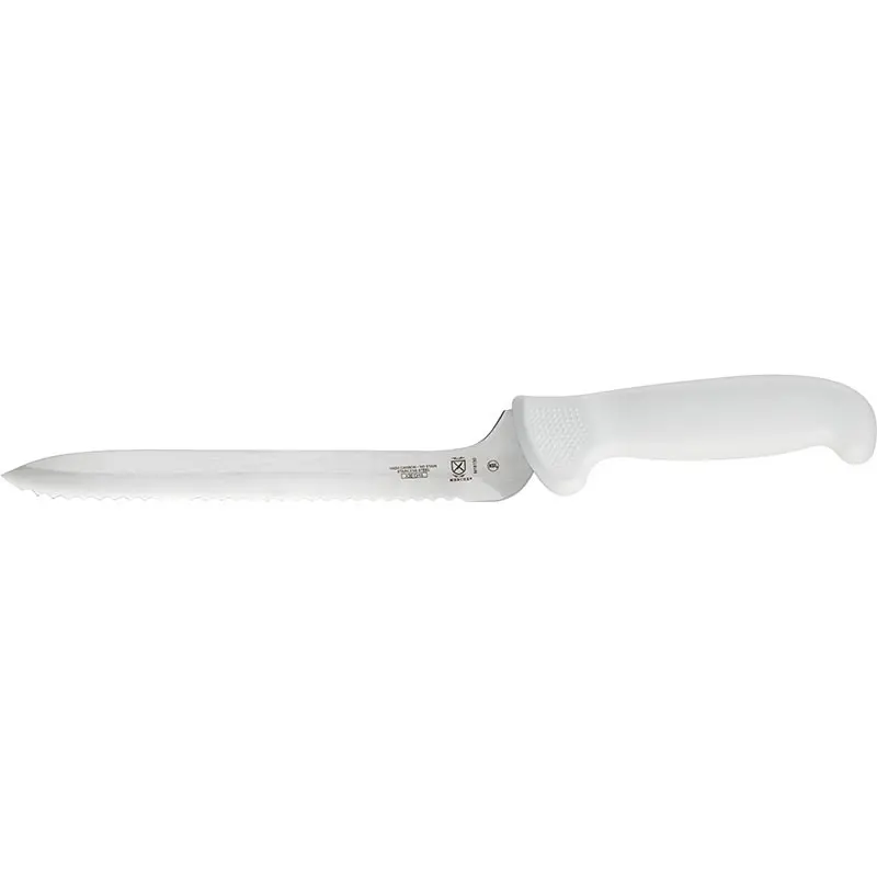 Mercer Culinary 8" Offset Bread - Wavy Edge - Mercer Culinary 8" Offset Bread - Wavy Edge -