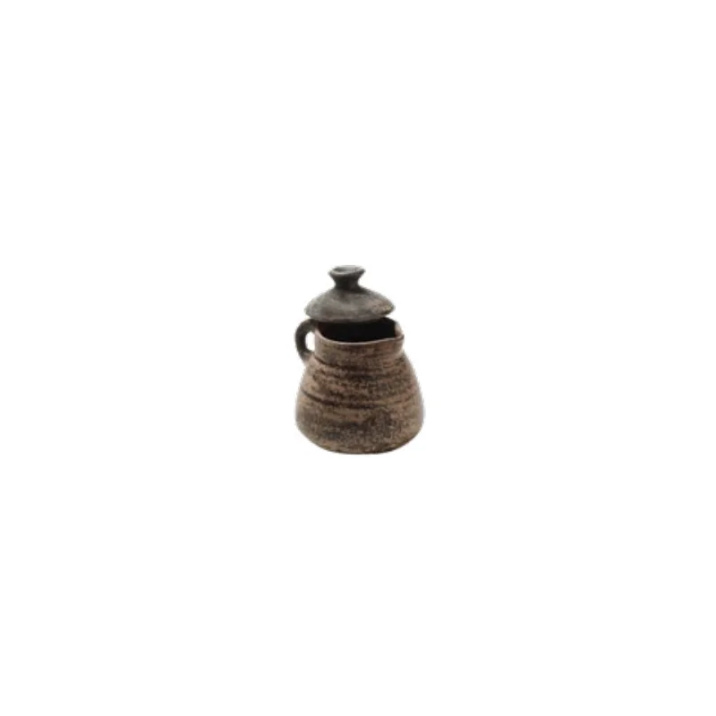 Elegant Bean Pot Small - Handcrafted Ceramic - 8.5 x 11 cm Elegant Bean Pot Small - Handcrafted Ceramic - 8.5 x 11 cm