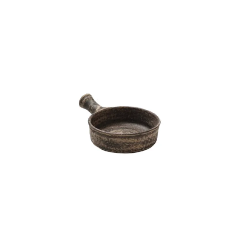 Elegant Casserole With Handle - Handcrafted Ceramic - 15 x 5 cm