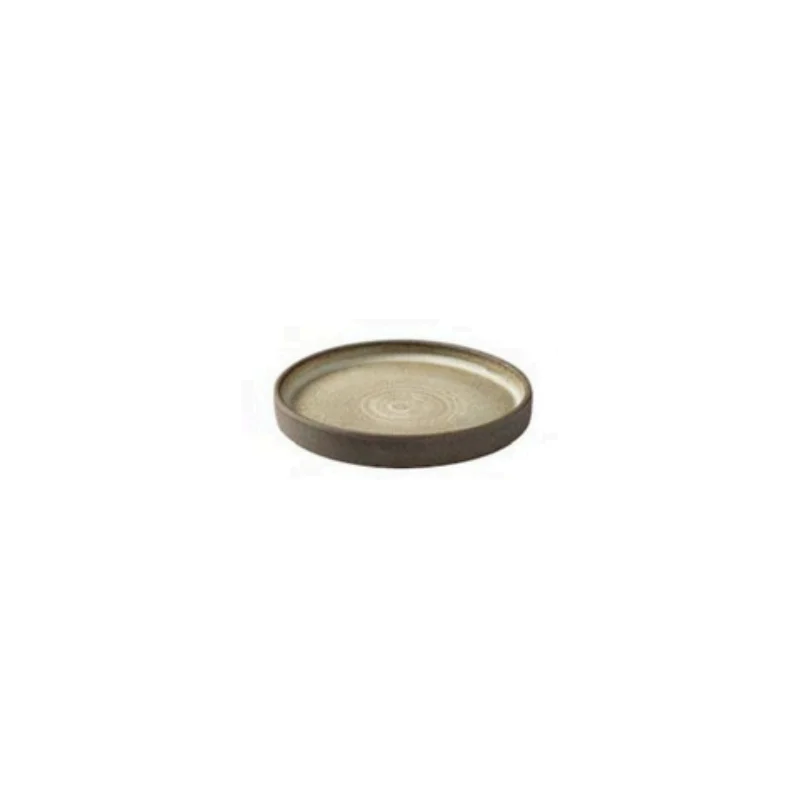 Elegant Bread Dish - Handcrafted Ceramic - 16 cm