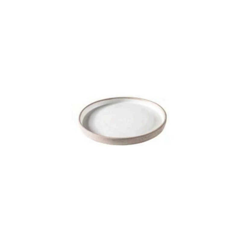 Elegant Komast Round Side Plate - Handcrafted Ceramic - 24 cm Elegant Komast Round Side Plate - Handcrafted Ceramic - 24 cm