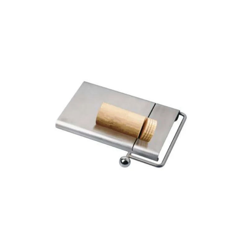 Louis Tellier Cheese and Foie Gras Cutter with Wire and Tray - Stainless Steel