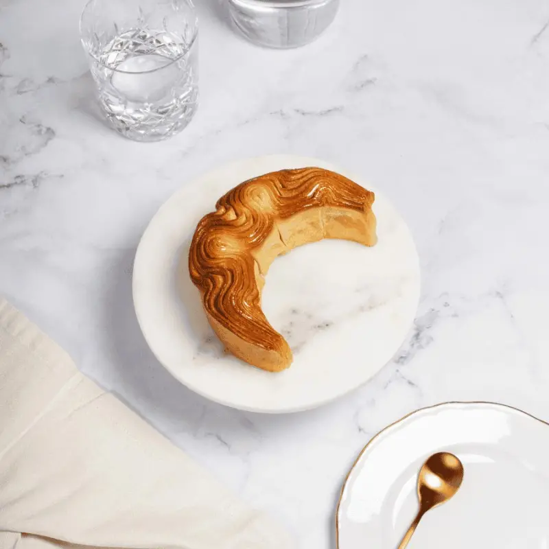 SILMAE Professional Half Moon Silicone Brioche Mold - 140 mm x 93.75 x 40 mm - 278ml - 14 cavity