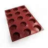 SILMAE Professional Cylinder Silicone Pastry Mold - Ø 90 mm x 35 mm - 187ml - 15 cavity