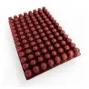 SILMAE Professional Mini Merveilleux Dome Silicone Pastry Mold - Ø 34 mm x 47 mm - 38ml - 104 cavity