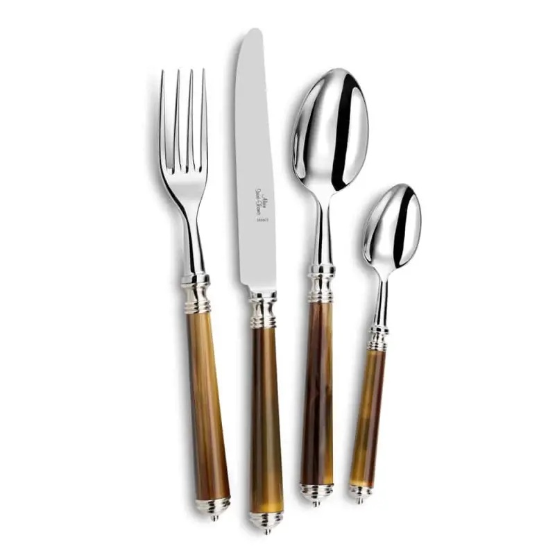Alain Saint Joannis Marbella Collection Premium Silverplated Tea Spoon - 1 Piece Alain Saint Joannis Marbella Collection Premium Silverplated Tea Spoon - 1 Piece