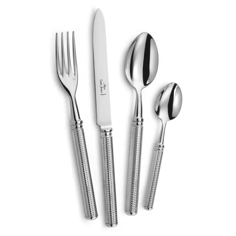 Alain Saint Joannis Diamant Silver Collection Premium Silverplated Soup Ladle - 1 Piece Alain Saint Joannis Diamant Silver Collection Premium Silverplated Soup Ladle - 1 Piece