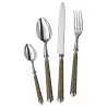 Alain Saint Joannis Quadrille Gold Collection Premium Silverplated Dinner Fork - 1 Piece