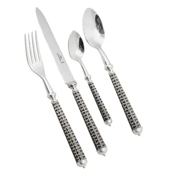 Alain Saint Joannis Dedale Black Collection Premium Silverplated Soup Ladle - 1 Piece