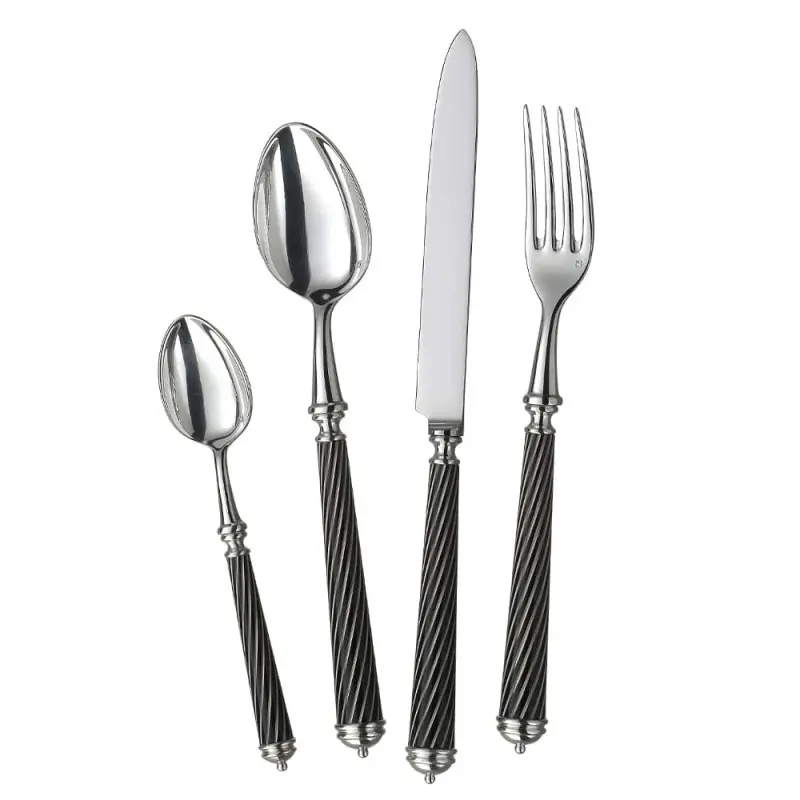 Alain Saint Joannis Cable Black Collection Premium Silverplated Fish Fork - 1 Piece Alain Saint Joannis Cable Black Collection Premium Silverplated Fish Fork - 1 Piece