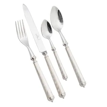 Alain Saint Joannis Cable Collection Premium Silverplated Butter Spreader - 1 Piece