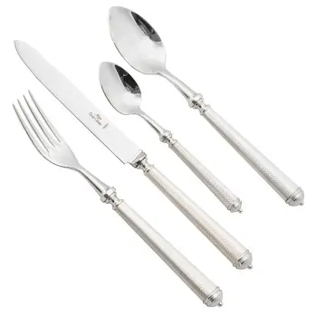 Alain Saint Joannis Moire Collection Premium Silverplated Carving Set - 2Pc - 1 Piece