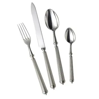 Alain Saint Joannis Dunes Silver Collection Premium Silverplated Serving Fork - 1 Piece
