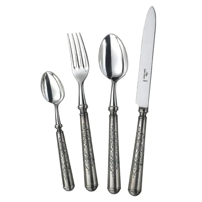 Alain Saint Joannis Soliman Silver Collection Premium Stainless Steel Butter Serving Knife - 1 Piece