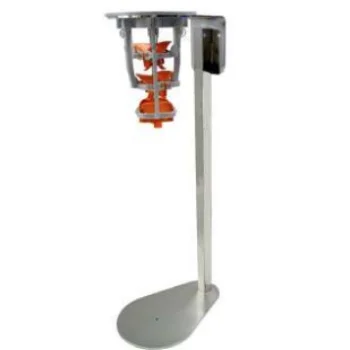 Louis Tellier Stainless Steel Peeler On Stand - Big Carrots