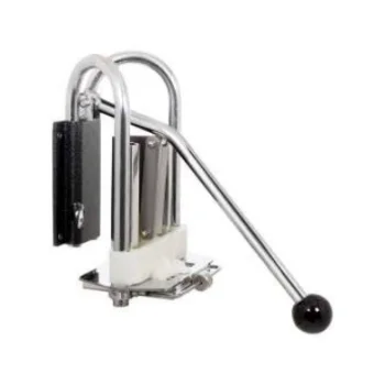 Louis Tellier Wall Mounted Professional French Fries Cutter - With 10mm Tinned Blades And Pusher