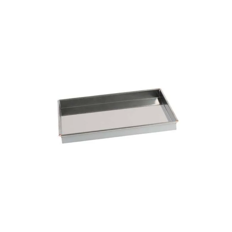 Louis Tellier Stainless Steel Baking Sheet - Int 386 X 236mm Int - Ext 400 X 300 - H 35mm Louis Tellier Stainless Steel Baking Sheet - Int 386 X 236mm Int - Ext 400 X 300 - H 35mm