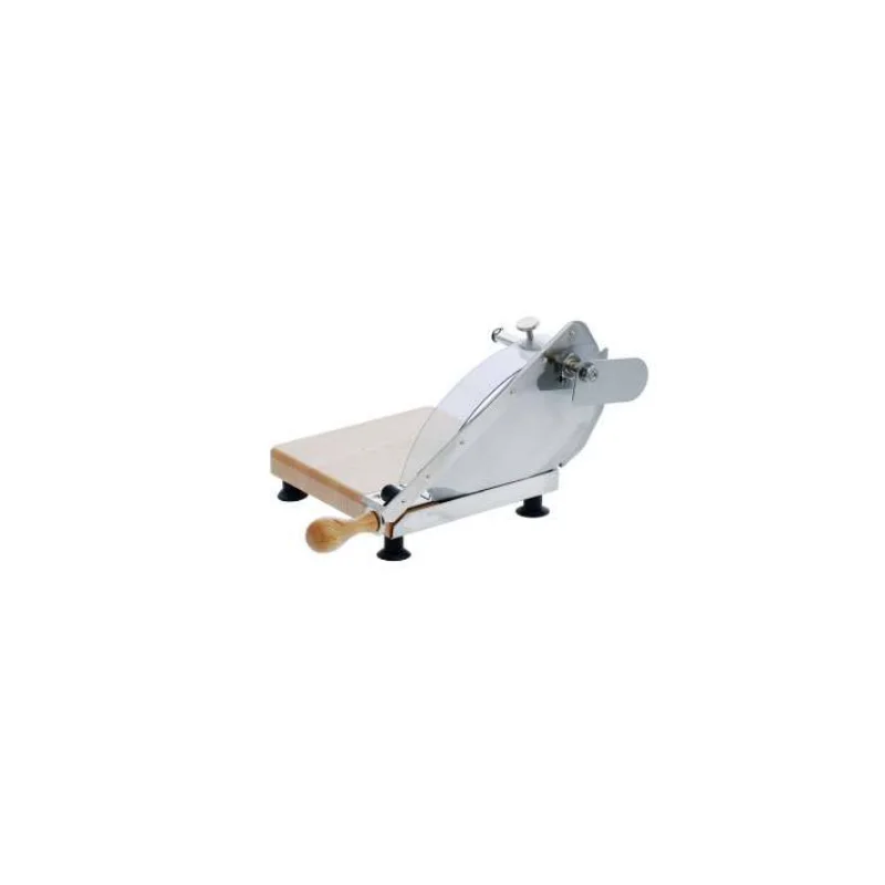 Louis Tellier Bread Slicer - Stainless Steel Base - Round Blade With Stop
