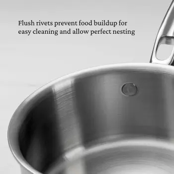 Hestan 16cm/1.5qt Open Saucepan - Set of 2