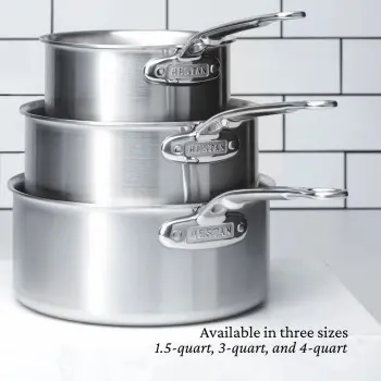 Hestan 16cm/1.5qt Open Saucepan - Set of 2