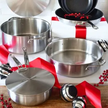 Hestan 20cm/2qt Open Saucier - Set of 2