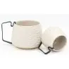 Handcrafted Elegant Medium Ceramic Cup - 7.5 cm Dia - 7.5 cm height - 320 ml - Case of 12