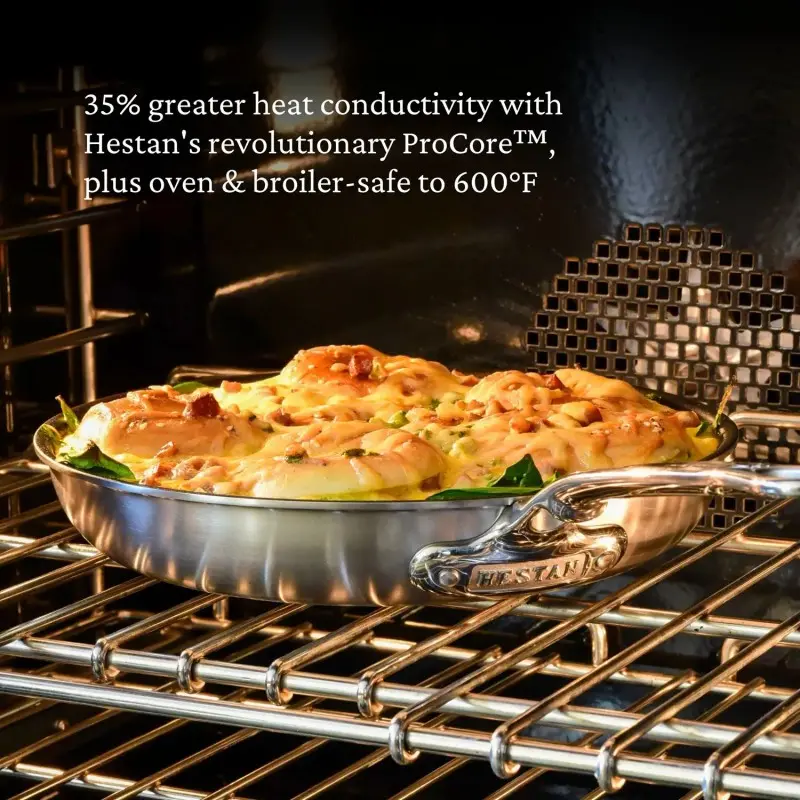 Hestan 22cm/8.5" Open Skillet - Set of 2 Hestan 22cm/8.5" Open Skillet - Set of 2