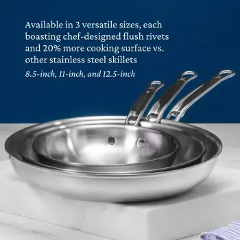 Hestan 22cm/8.5" Open Skillet - Set of 2