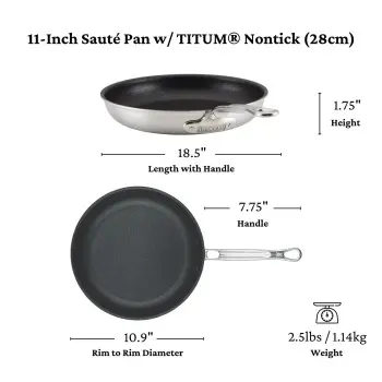 Hestan 28cm/11" Open Nonstick Skillet - Set of 2