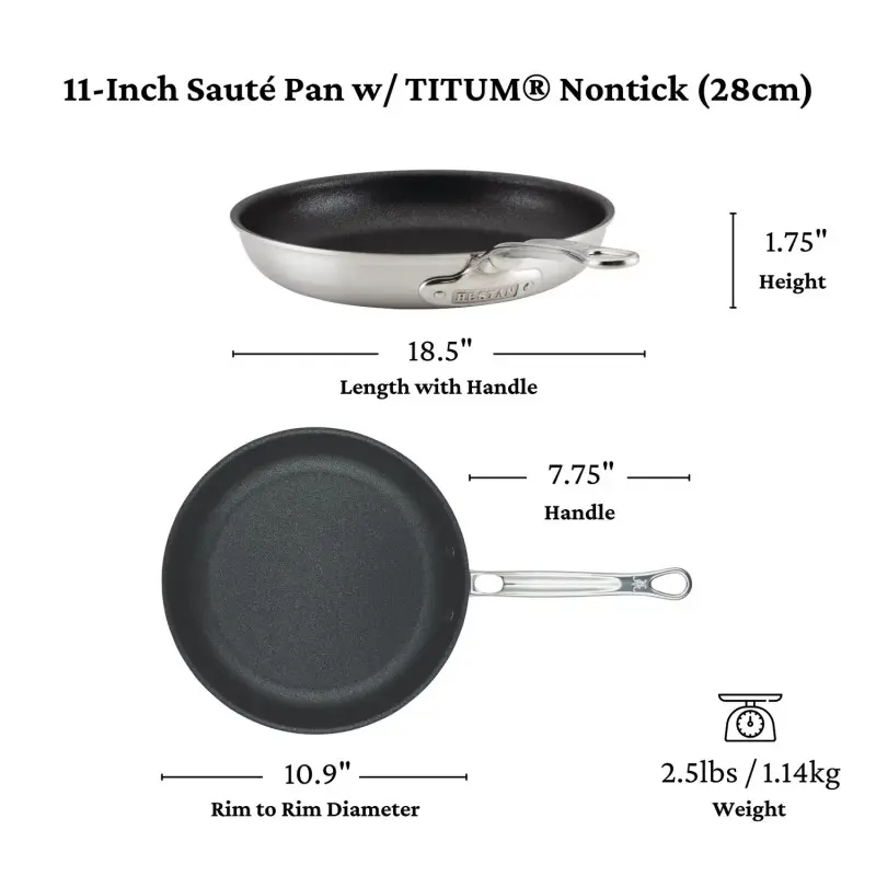 Hestan 28cm/11" Open Nonstick Skillet - Set of 2 Hestan 28cm/11" Open Nonstick Skillet - Set of 2