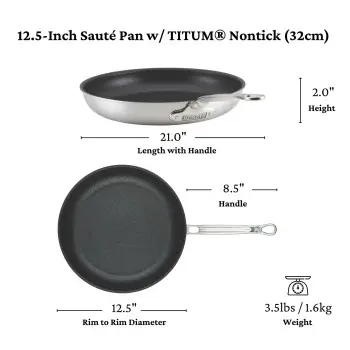 Hestan 32cm/12.5" Open Nonstick Skillet - Set of 2