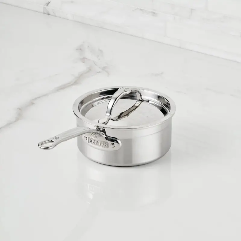 Hestan 1.5qt Covered Saucepan (16cm) - Set of 2 Hestan 1.5qt Covered Saucepan (16cm) - Set of 2