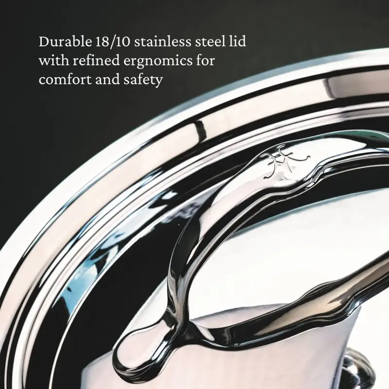 Hestan 1.5qt Covered Saucepan (16cm) - Set of 2 Hestan 1.5qt Covered Saucepan (16cm) - Set of 2