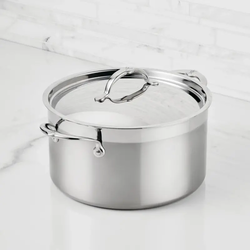 Hestan 8.0qt Covered Stockpot (26cm) - Set of 2 Hestan 8.0qt Covered Stockpot (26cm) - Set of 2