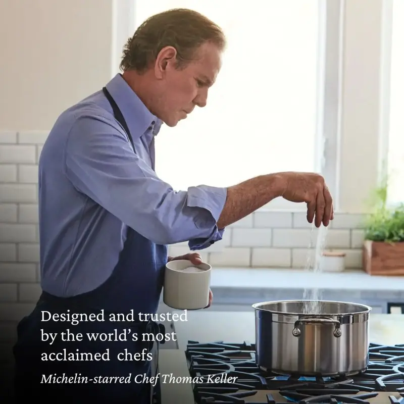 Hestan 8.0qt Covered Stockpot (26cm) - Set of 2 Hestan 8.0qt Covered Stockpot (26cm) - Set of 2