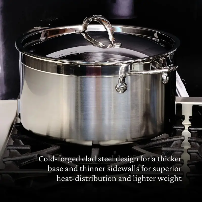 Hestan 8.0qt Covered Stockpot (26cm) - Set of 2 Hestan 8.0qt Covered Stockpot (26cm) - Set of 2