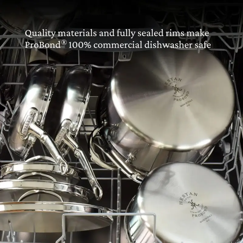 Hestan 8.0qt Covered Stockpot (26cm) - Set of 2 Hestan 8.0qt Covered Stockpot (26cm) - Set of 2