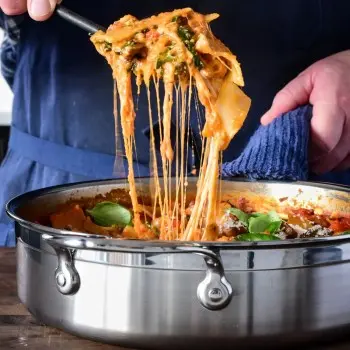 Hestan 3.5qt Covered Sauté Pan w/helper handle (26cm) - Set of 2