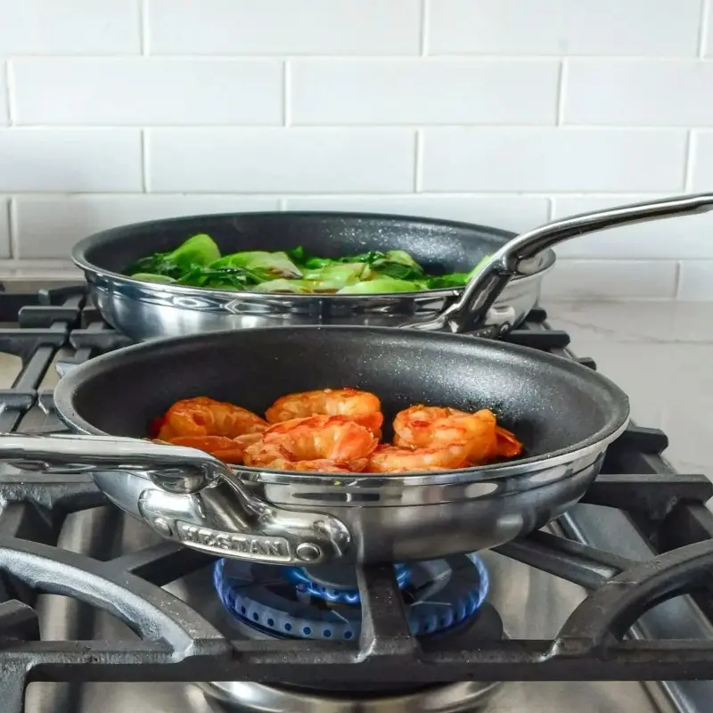 Hestan 11" Open Skillet with TITUM™ NS (28cm) - Set of 2