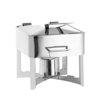 Designer Satin Gold and Stainless Steel Riad Medium Double Boiler Rechaud 1 Porcelain 4L