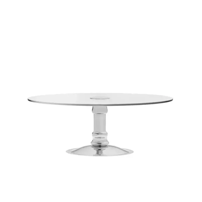 Designer Stainless Steel Lecci Small Serving Stand 30 cm Designer Stainless Steel Lecci Small Serving Stand 30 cm