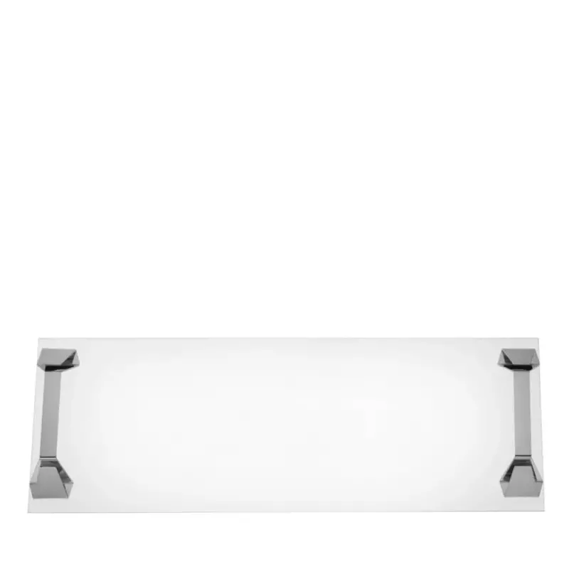 Designer Glass with Stainless Steel Nusa Dua Glass Small Tray Designer Glass with Stainless Steel Nusa Dua Glass Small Tray