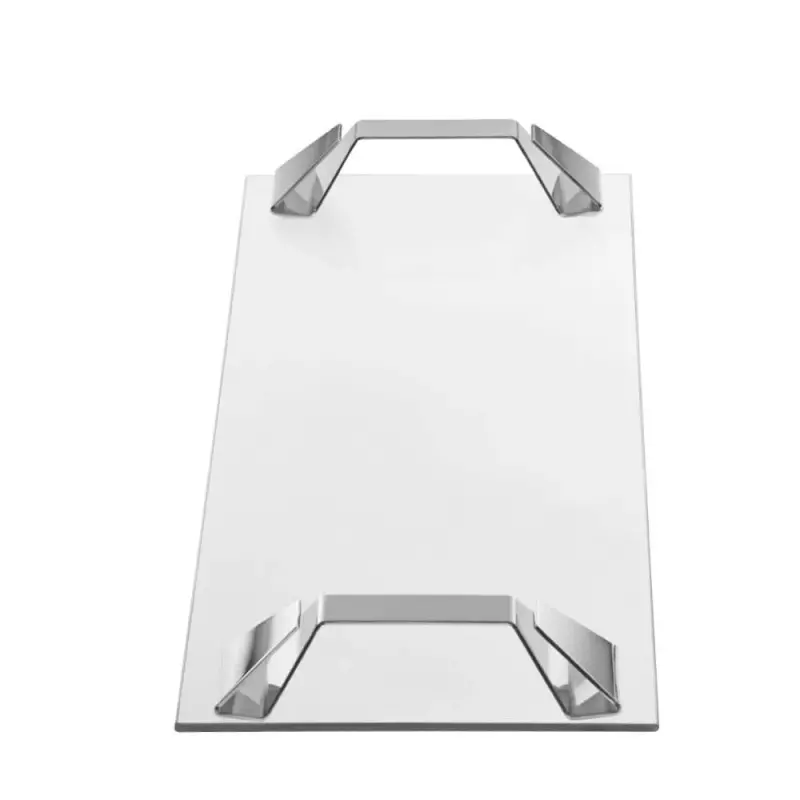 Designer Glass with Stainless Steel Nusa Dua Glass Small Tray Designer Glass with Stainless Steel Nusa Dua Glass Small Tray