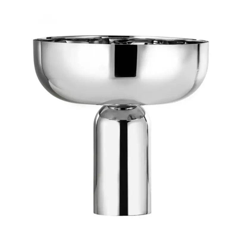 Designer Stainless Steel Boreal Extra Large Cachepot Designer Stainless Steel Boreal Extra Large Cachepot