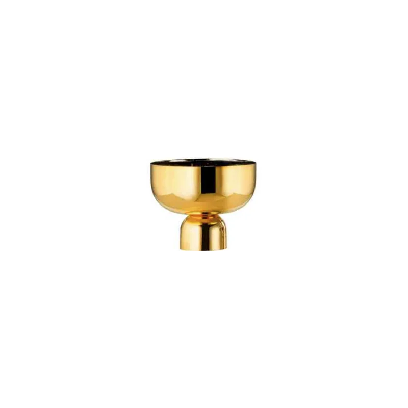 Designer Golden Plated Stainless Steel Boreal Large Cachepot