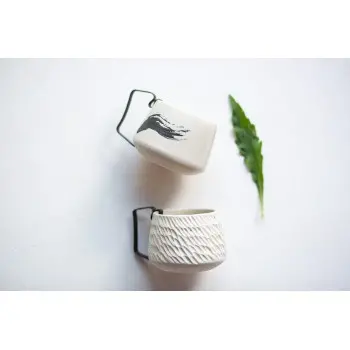 Handcrafted Elegant Small Plus Ceramic Cup - 6 cm Dia - 6.5 cm height - 200 ml volume - Case of 12